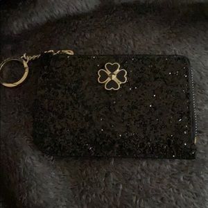 Brand new Kate spade black keychain wallet